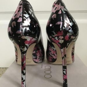 "SOLD"Jimmy Choo Romy 100 Camo Pumps.